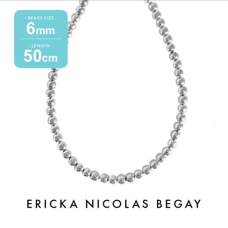 ERICKA NICOLAS BEGAY【6mm/50cm Shiny navajo pear...