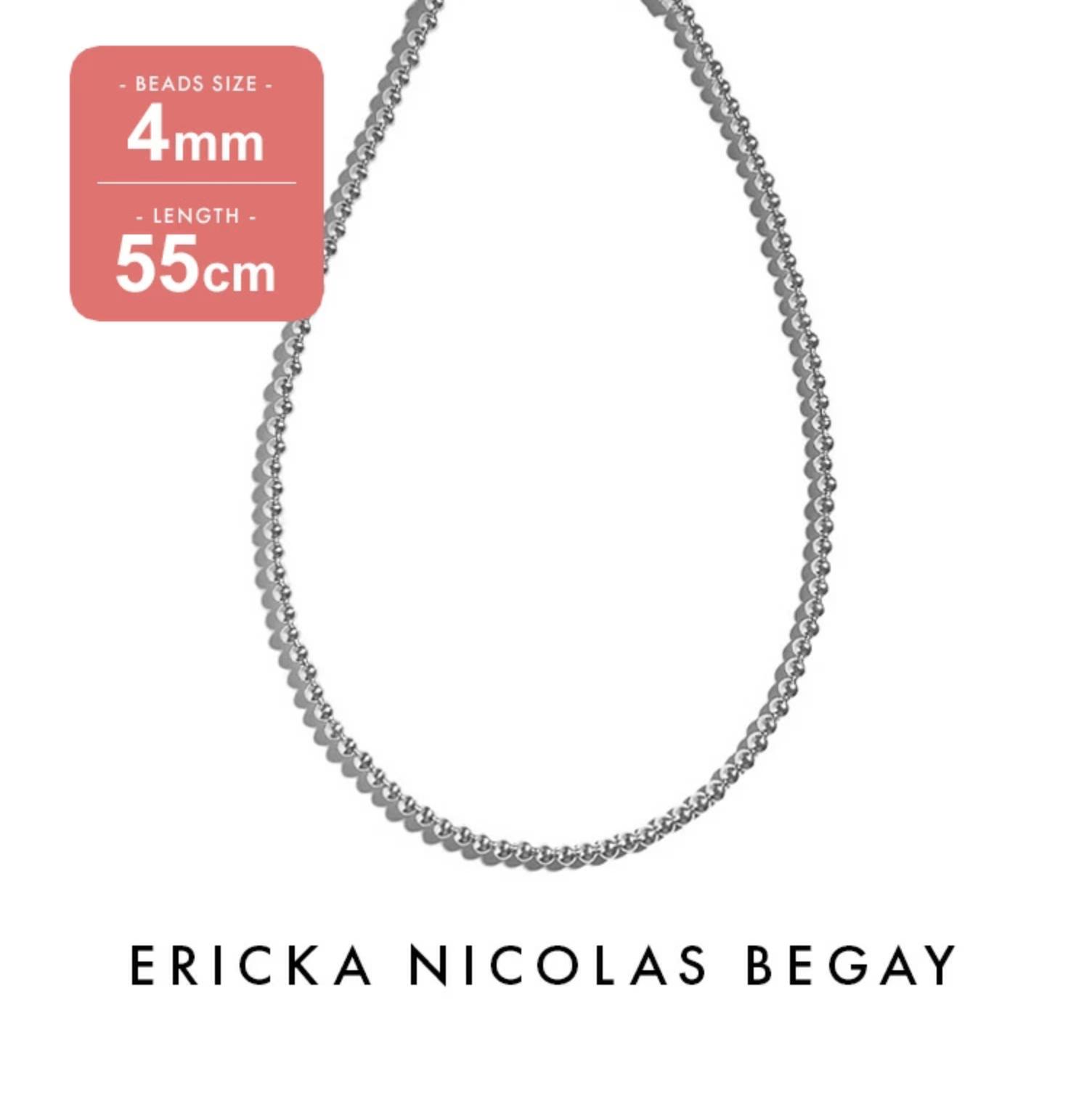 ERICKA NICOLAS BEGAY 4mm/55cm Navajo Pearl Neck