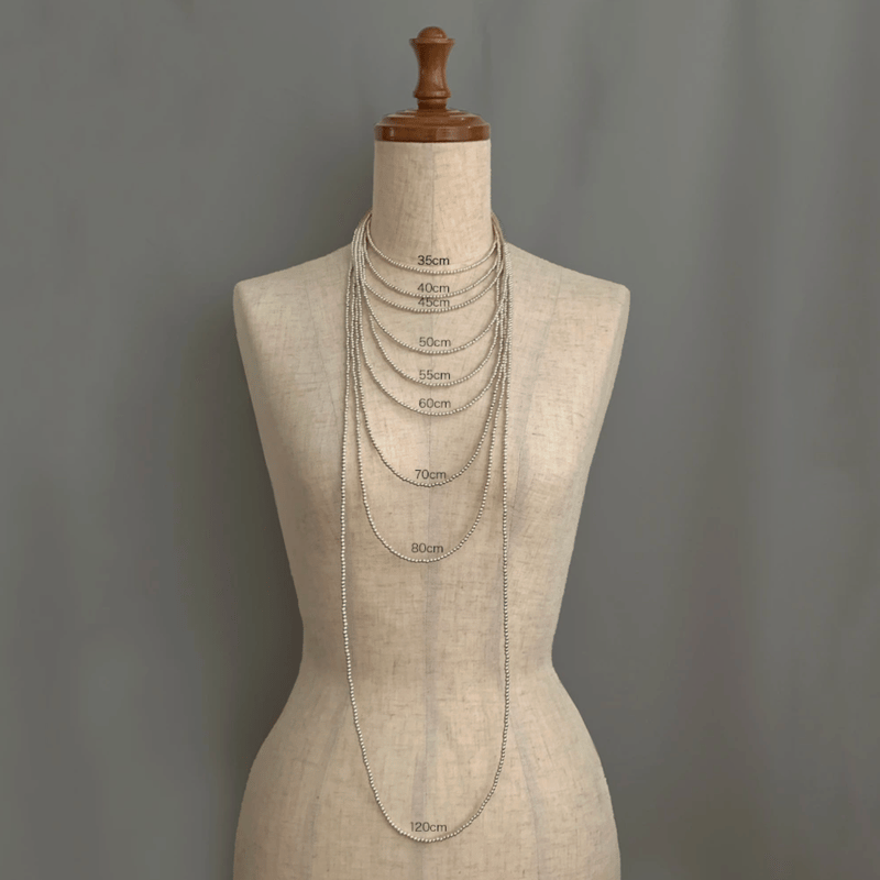 ERICKA NICOLAS BEGAY 8mm/45cm Oxidized navajo