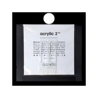 【取寄せ】acrylic【ロングレクタングルホワイト 和紙】GUM EARRING parts アクリリック 坂雅子