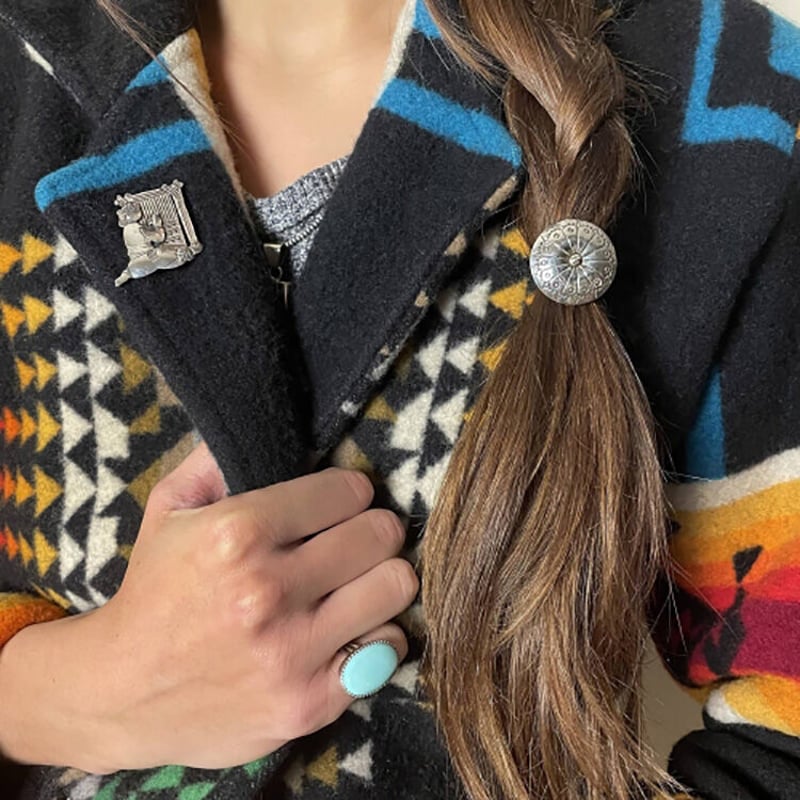 HARPO アルポ【CHOU04】Navajo Concho Hairband ナバホ シルバ