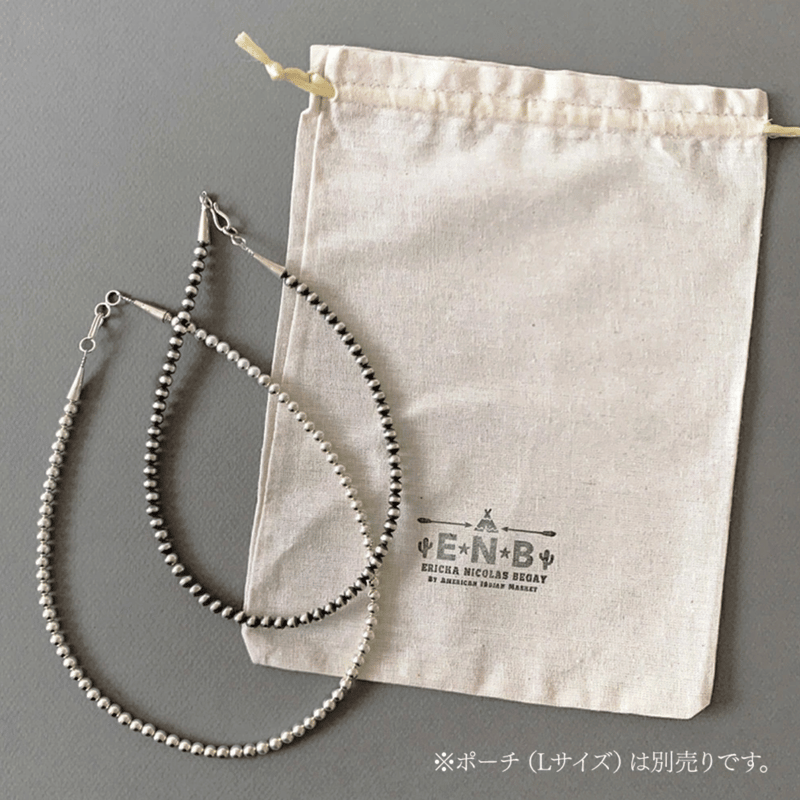 ERICKA NICOLAS BEGAY 3mm/35cm Oxidized navajo