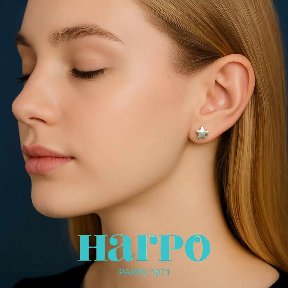 HARPO ハルポ【Stars Studs Silver Earrings ピアス】スタッドピ