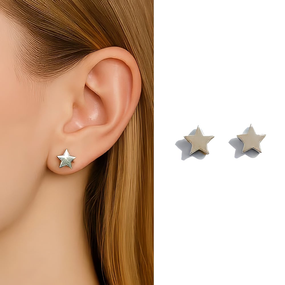 Ron Herman別注 HARPO ハルポ スターピアス シルバー925 星 HARPO ハルポ【Stars Studs Silver Earrings ピアス】スタッドピ
