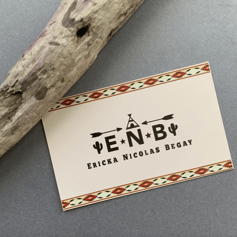 ERICKA NICOLAS BEGAY【5mm/40cm Shiny navajo pear