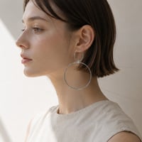 【SASKIA DIEZ サスキア ディツ】【スパークリングイヤリング ピアス】 片耳用 ルバー 大ぶり キラキラ