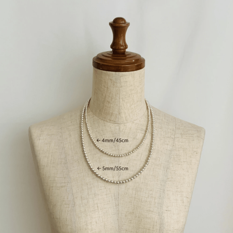 ERICKA NICOLAS BEGAY【5mm/55cm Shiny navajo pear ERICKA NICOLAS BEGAY【5mm/55cm Shiny navajo pear