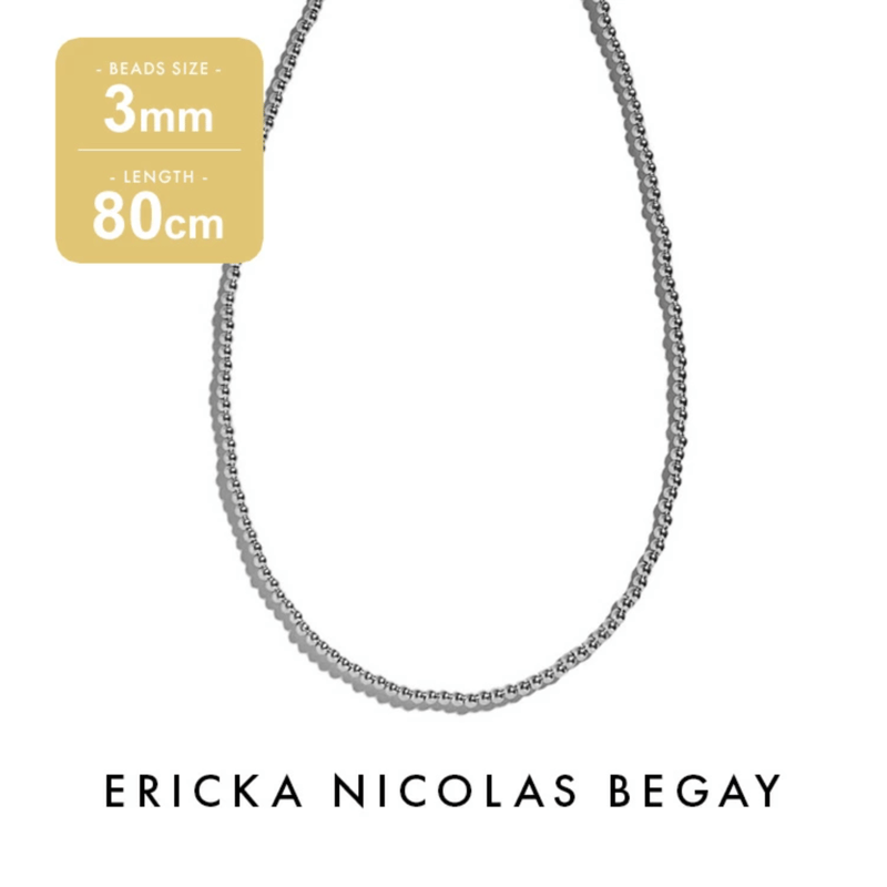ERICKA NICOLAS BEGAY 3mm/80cm Navajo Pearl Nec
