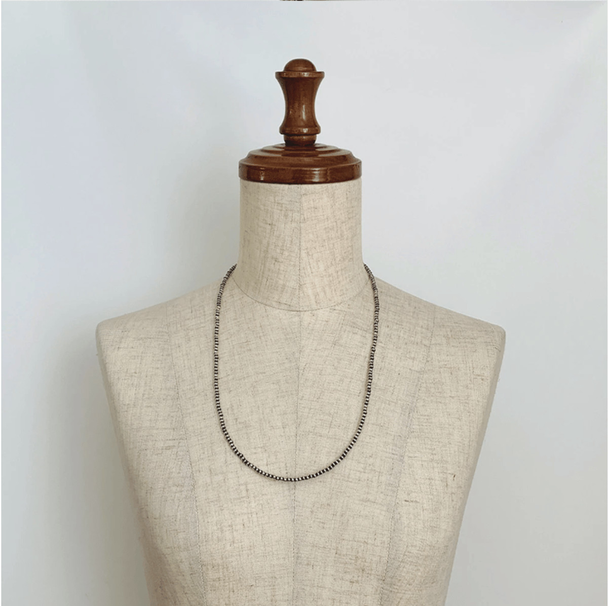 ERICKA NICOLAS BEGAY【3mm/60cm Oxidized navajo p ERICKA NICOLAS BEGAY【3mm/60cm Oxidized navajo p