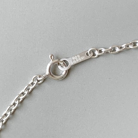 【50cm】Sterling silver 925 Oval Link Chain Necklace あずき