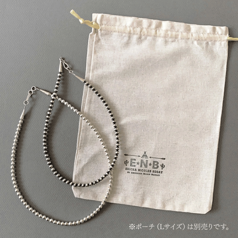 アクセサリー nicca ERICKA NICOLAS BEGAY 3mm/40cm Oxidized navajo