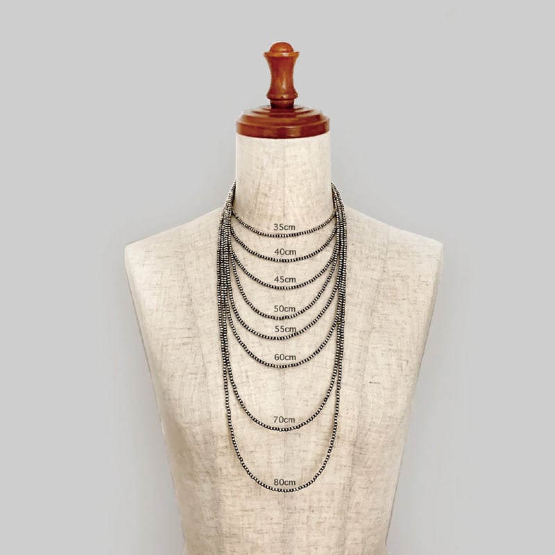 ERICKA NICOLAS BEGAY 8mm/45cm Oxidized navajo