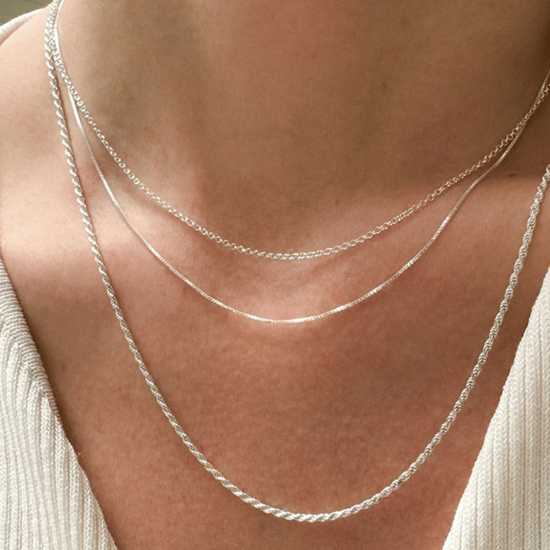 HERMINA ATHENS/ヘルミナアテネ　ネックレスSilver925 HERMINA ATHENS ヘルミーナ アテネ】シルバー グロッシー シン