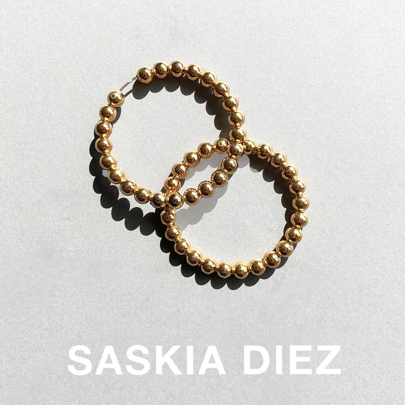 SASKIA DIEZ サスキア ディツ】GOLD LIQUID CREOLE ゴールド リ...