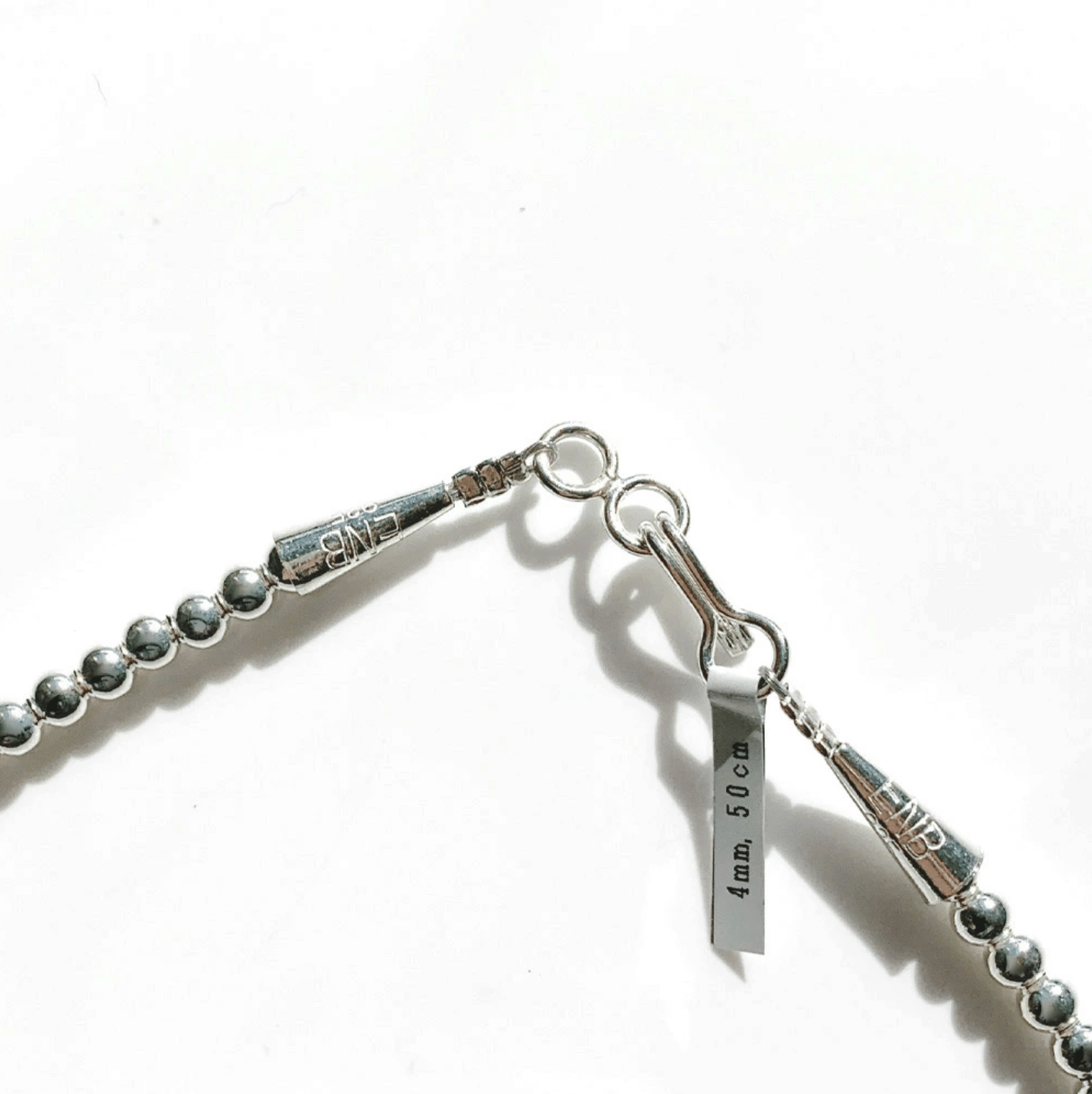希少 非売品 レスミルズ BTSJ ボディヒーリング ヨガ バナー フラッグ ERICKA NICOLAS BEGAY 4mm/55cm Navajo Pearl Neck