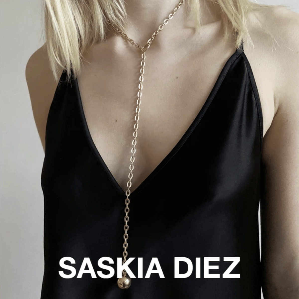 SASKIA DIEZ サスキア ディツ】 GOLD BELLE NECKLACE LAS