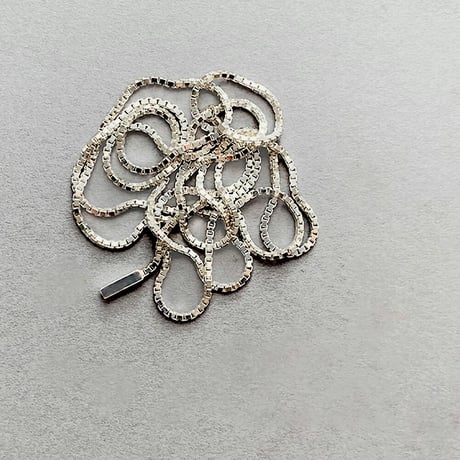 【SASKIA DIEZ サスキアディツ】 SILVER FRINGE NECKLACE NO1 シルバー フリンジ ネックレス 750mm×1.5mm 925 Sterling Silver
