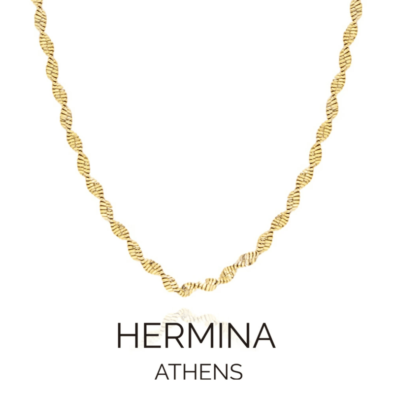 HERMINA ATHENS ヘルミーナ アテネ】ゴールド メデューサ チェーン