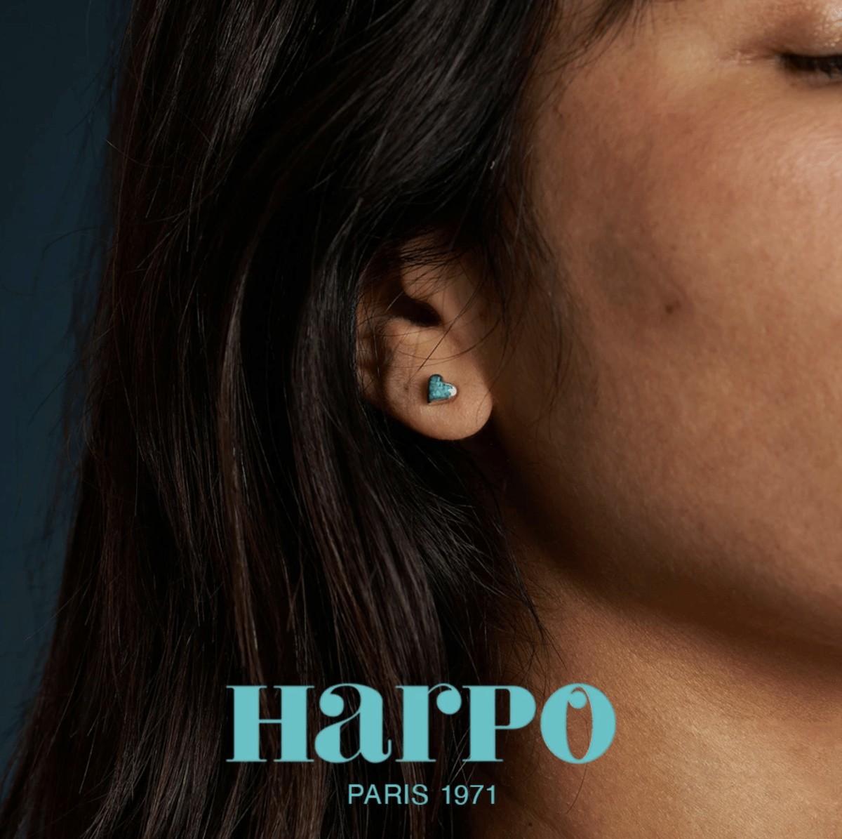 HARPO アルポ 【e317】 ターコイズ ハートピアス | SPARKLE