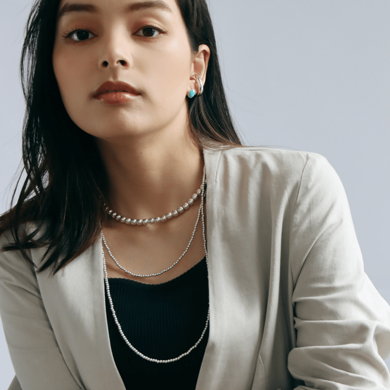 ERICKA NICOLAS BEGAY 7mm/40cm Shiny navajo pea