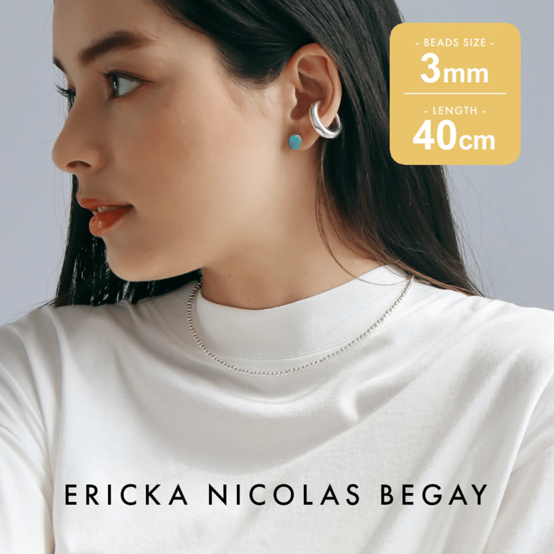 ERICKA NICOLAS BEGAY 3mm/40cm Navajo Pearl Neck