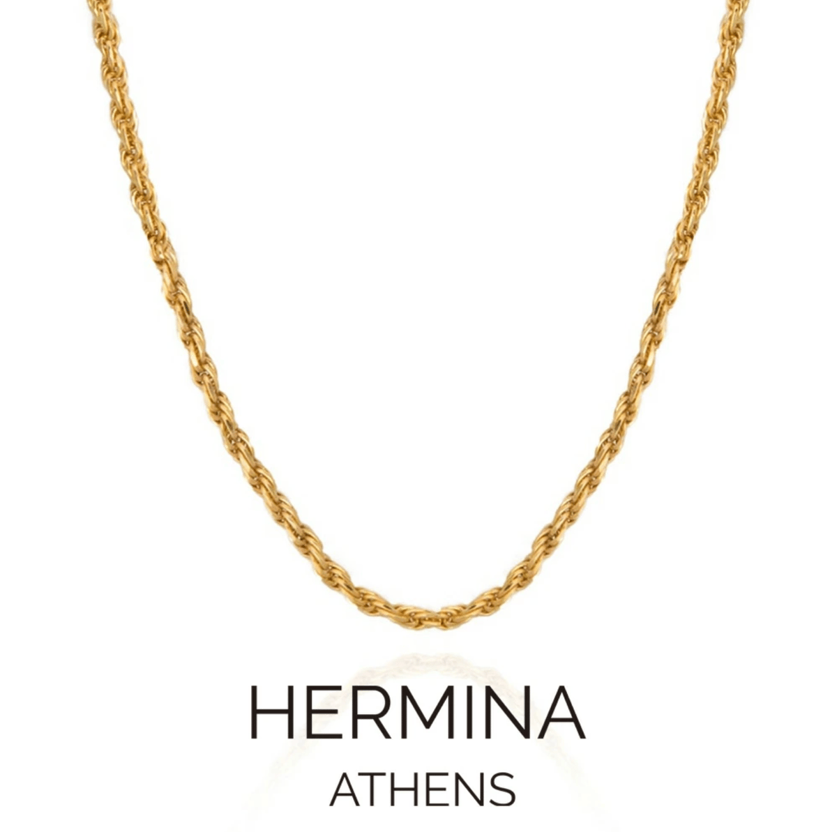 HERMINA ATHENS ヘルミーナ アテネ】 ゴールド コード チェーン