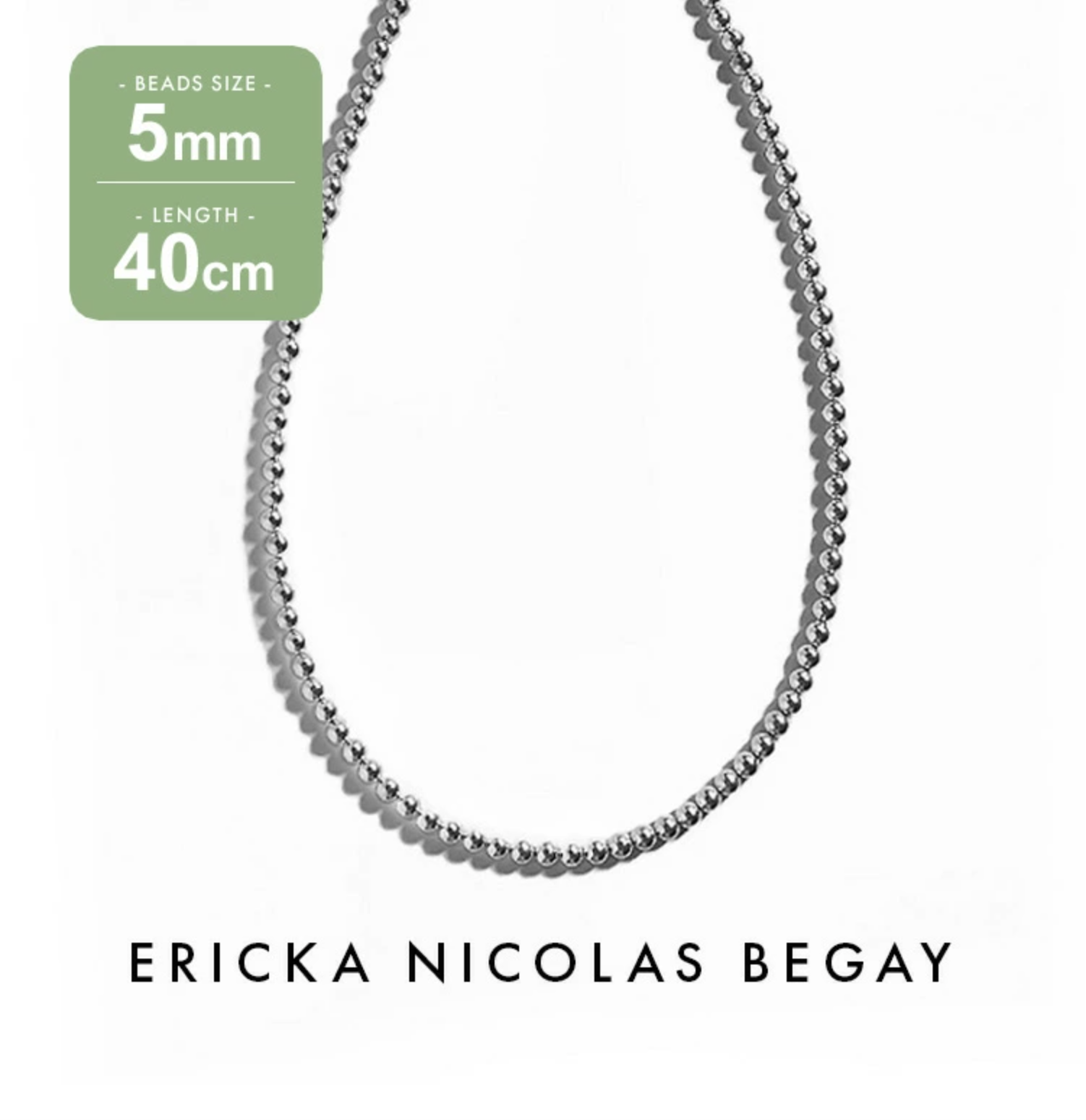ERICKA NICOLAS BEGAY 5mm/40cm Navajo Pearl Neck