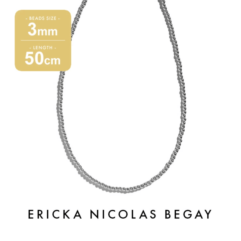 ERICKA NICOLAS BEGAY 3mm/50cm Navajo Pearl Nec