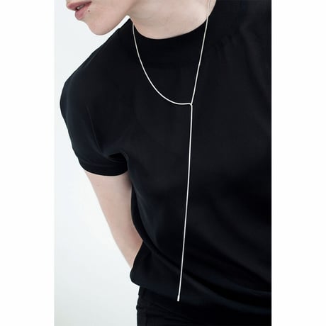 【SASKIA DIEZ サスキアディツ】 SILVER FRINGE NECKLACE NO1 シルバー フリンジ ネックレス 750mm×1.5mm 925 Sterling Silver