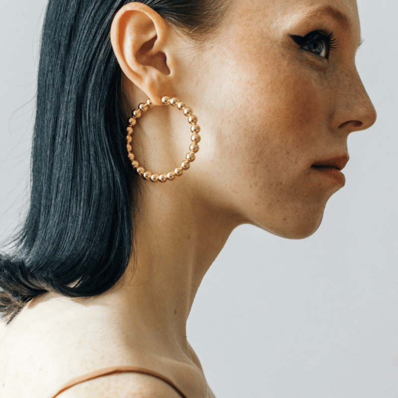 SASKIA DIEZ サスキア ディツ】GOLD LIQUID CREOLE ゴールド リ