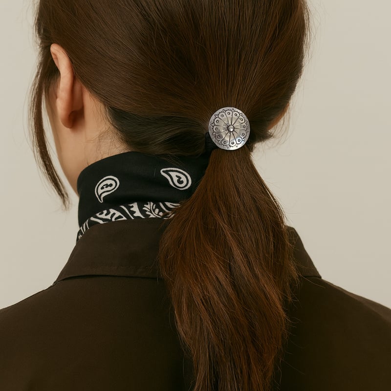 HARPO ハルポ【CHOU04】Navajo Concho Hairband ナバホ シルバ
