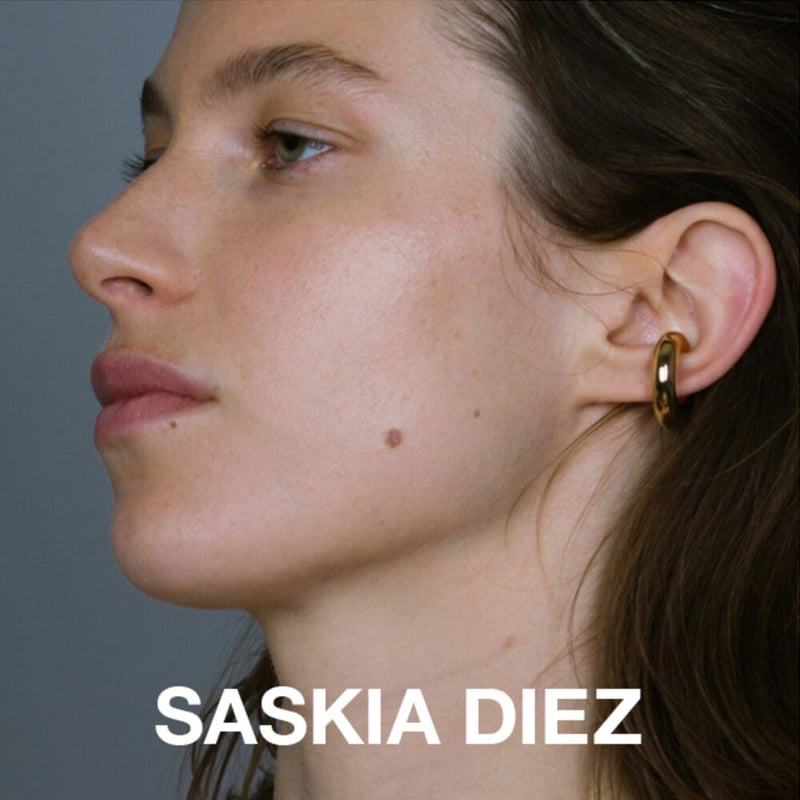 SASKIA DIEZ サスキア ディツ】 GOLD BOLD EARCUFF ゴールド ボ...