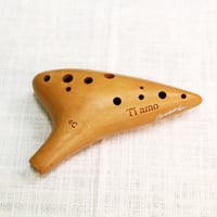 ティアーモ オカリナ アルトC シングル管 黒陶シリーズ合奏