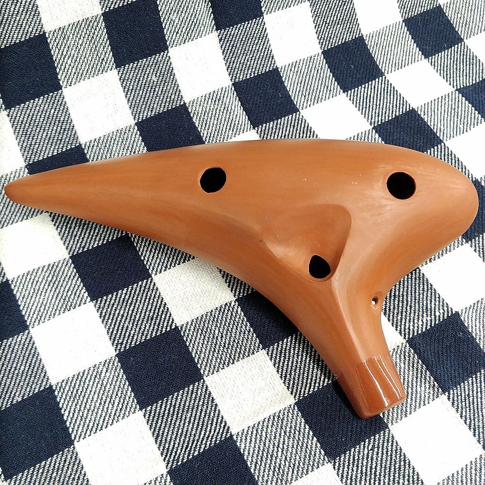 オカリナ　AC管　アルトC管　フォーカリング　テラコッタ　新品同様 フォーカリンク オカリナ アルトG シングル管 テラコッタ