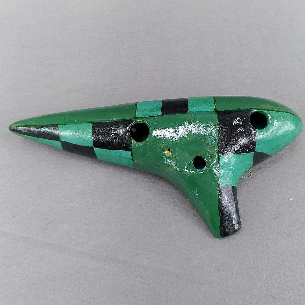 アケタ オカリナ アルトC シングル管 市松模様 Rモデル RT-5C-I アケタ オカリナ アルトC シングル管 市松模様 Rモデル RT-5C-I