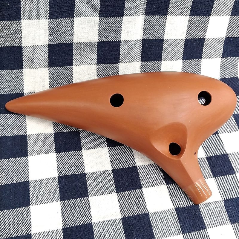 フォーカリンク オカリナ バスC シングル管 テラコッタ | スガナミ楽器