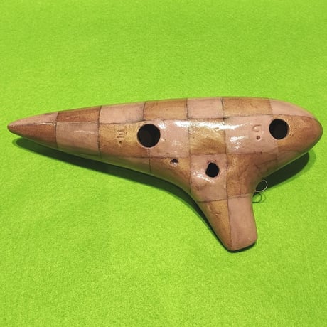 アケタ オカリナ アルトC シングル管 市松模様 Rモデル RT-5C-I