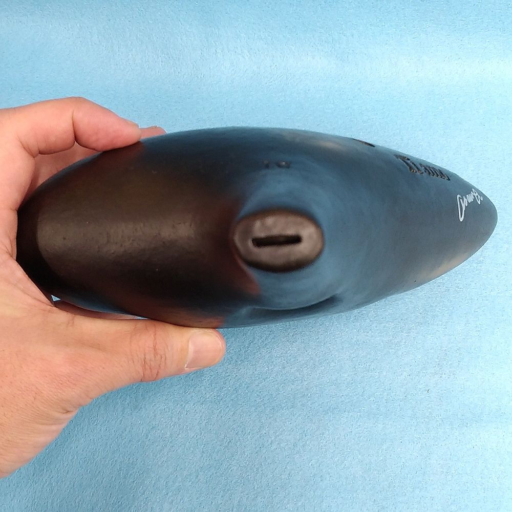 ティアーモ オカリナ バスC シングル管 黒陶シリーズ 合奏モデル