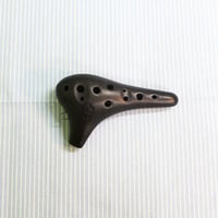 ポポロ オカリナ ソプラノF シングル管 コンチェルト 黒陶／赤土