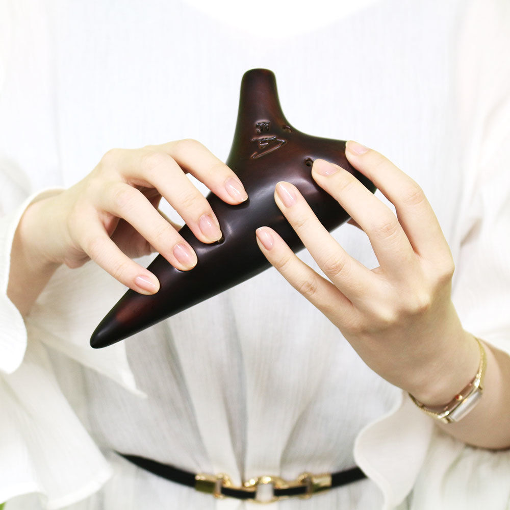 フォーカリンク オカリナ アルトC シングル管 漆 | スガナミ楽器