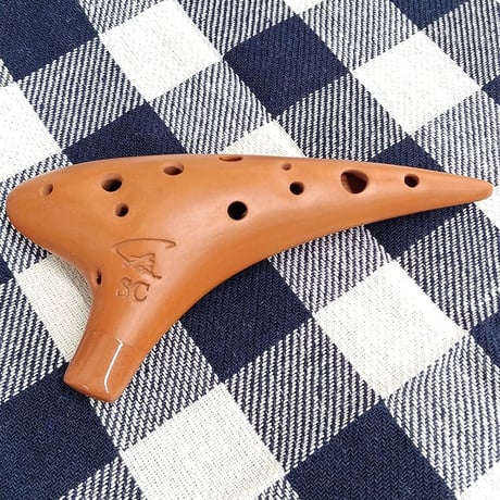 フォーカリンク オカリナ ソプラノC シングル管 テラコッタ