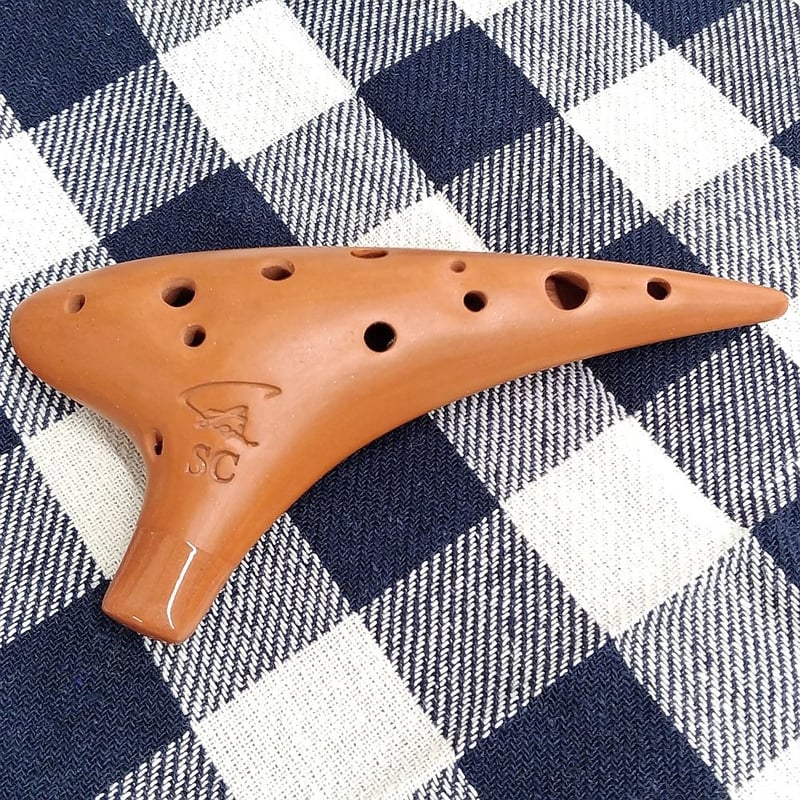 フォーカリンク オカリナ ソプラノC シングル管 テラコッタ | スガナミ