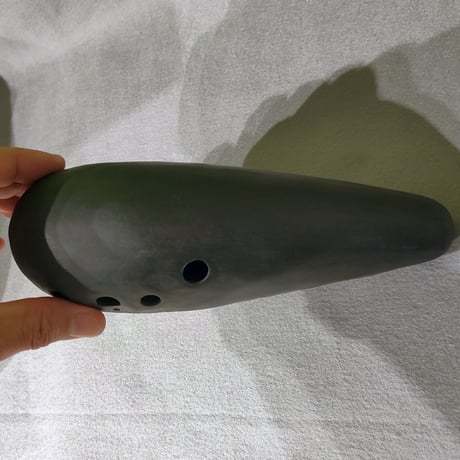 ひぐらしオカリナ バスC シングル管 蜩LC 墨色