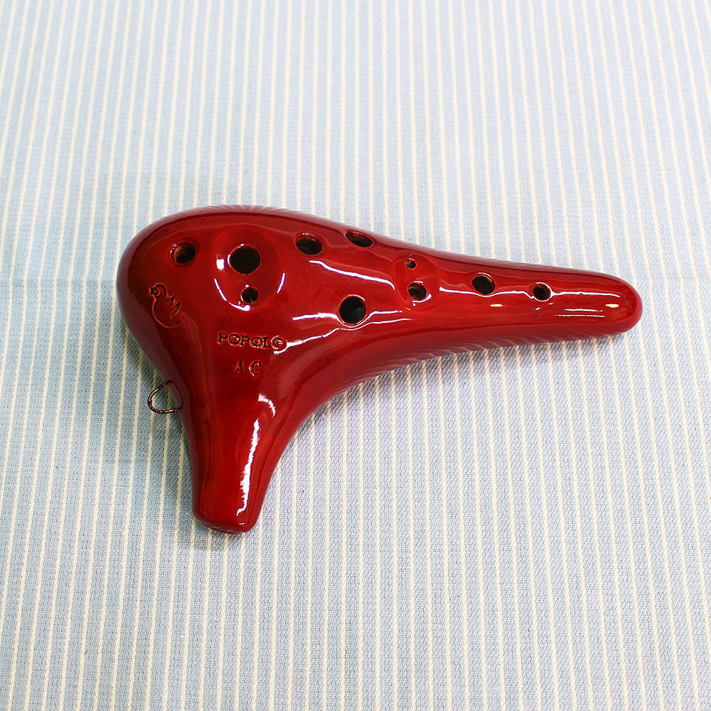 ポポロ オカリナ アルトC シングル管 漆調 | スガナミ楽器 オカリナ部