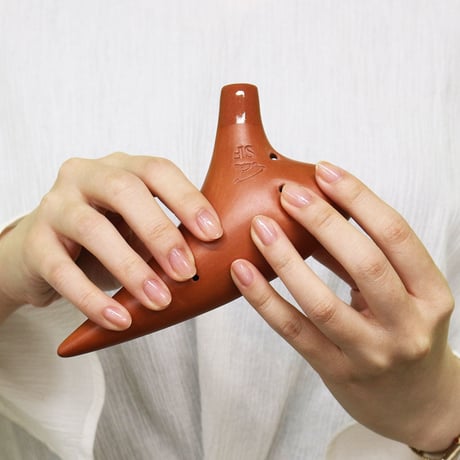 フォーカリンク オカリナ ソプラノF シングル管 テラコッタ