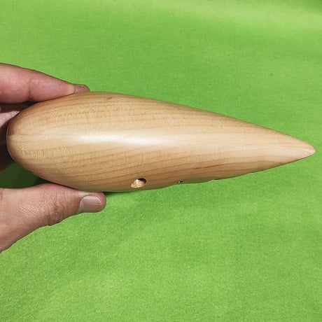 KIKUTANI 木製オカリナ アルトC シングル管 メイプル(楓)／バンブー(竹)