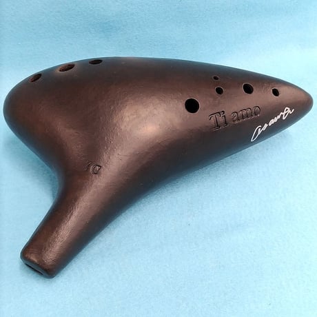 ティアーモ オカリナ バスC シングル管 黒陶シリーズ 合奏モデル 大沢セレクション O7C