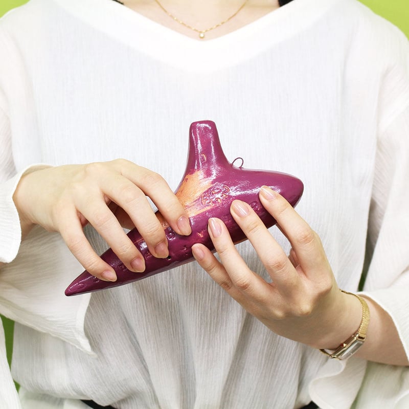 k1518 アケタ　オカリナ　アルトC管 アケタ オカリナ アルトC シングル管 Rモデル RT-5C | スガナミ