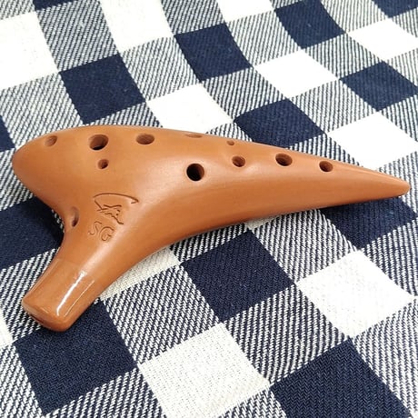 フォーカリンク オカリナ ソプラノG シングル管 テラコッタ