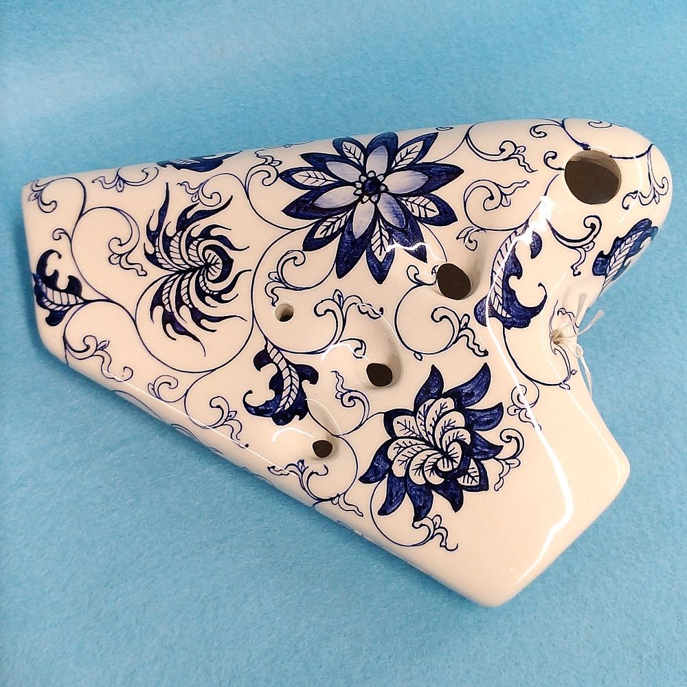 期間限定値下げ！定価15万！オオサワトリプルオカリナ　TA　磁器　アルトC管 期間限定値下げ！定価15万！オオサワトリプルオカリナ TA 磁器